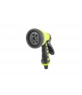 Striekacia pištoľ MASTERTOOL 7 funkcií 1/2" plastová TPR povlak 92-9304