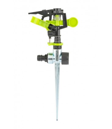 Zavlažovač impulzný MASTERTOOL 1/2" s kovový podstavcom 20 m 5, 3-13, 5 l/min 92-9329
