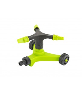 Zavlažovač rotačný 3-ramenný MASTERTOOL 1/2" na kolesách 12 m 180 m² 92-9332