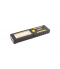 Baterka magnetická MASTERTOOL ručná s odpružením 4*0, 4W LED/3W COB LED, 150 Lum/8000K, 10 m, 3xAAA, ABS 94-0808