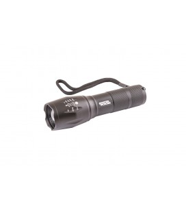 Baterka ručná MASTERTOOL s nastavením zaostrenia 5 funkcií, 10W CREE XM-L T6 LED, 600 Lum/8000K, 200 m, 3xAAA/1x18650, AL 94-081