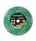 Kotúč diamantový WERTVOLL TURBO 230*3 мм 0, 24 výška segmentu 8 mm adaptér 22, 2-20 mm 6650 ot./min DM-2230
