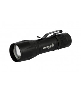 Baterka nabíjateľná WERTVOLL 3 funkcie nastaviteľné 1W LED/1W COB LED 100 Lum/8000K, 50 m, USB, Li-ion800 mAh, AL RX-8003