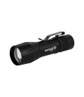 Baterka nabíjateľná WERTVOLL 3 funkcie nastaviteľné 1W LED/1W COB LED 100 Lum/8000K, 50 m, USB, Li-ion800 mAh, AL RX-8003