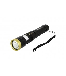 Baterka nabíjateľná WERTVOLL 8 funkcií, 5W LED/0, 5W WHITE/RED/BLUE, 300 Lum/7000K, 200 m, IP44, USB, Li-ion 2000 mAh, AL RX-800