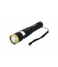 Baterka nabíjateľná WERTVOLL 8 funkcií, 5W LED/0, 5W WHITE/RED/BLUE, 300 Lum/7000K, 200 m, IP44, USB, Li-ion 2000 mAh, AL RX-800