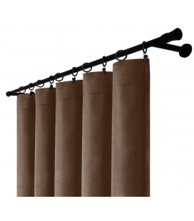 Velúrový záves na riasiacej páske 