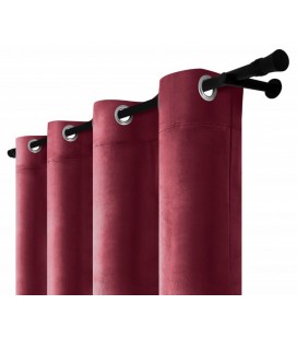 Zamatový záves s krúžkami - Beige Dune, bežová