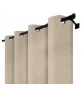 Zatemňovací záves s krúžkami - Blackout Royal Nude, bežová