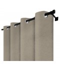 Zatemňovací záves s krúžkami - Blackout Royal Nude, bežová