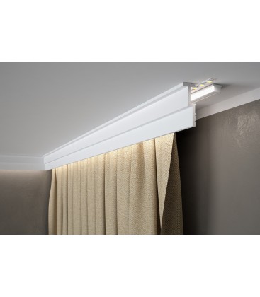 Dekoratívna osvetľovacia lišta na strop QL024 200 x 8.5 x 3 cm Mardom