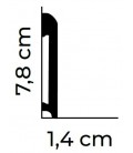 Flexibilná soklová lišta MD234F 200 x 7.8 x 1.4 cm Mardom flexible