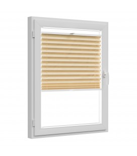 Roleta plisé extra séria s montážou do rámu Svetlo béžová