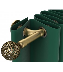 Kovová garniža Antik 19 mm Wall Blackout Efekt Gula Modern